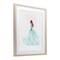 Stupell Industries Blue Princess Ballgown Framed Print Under Glass, design by Christine Simpson Art